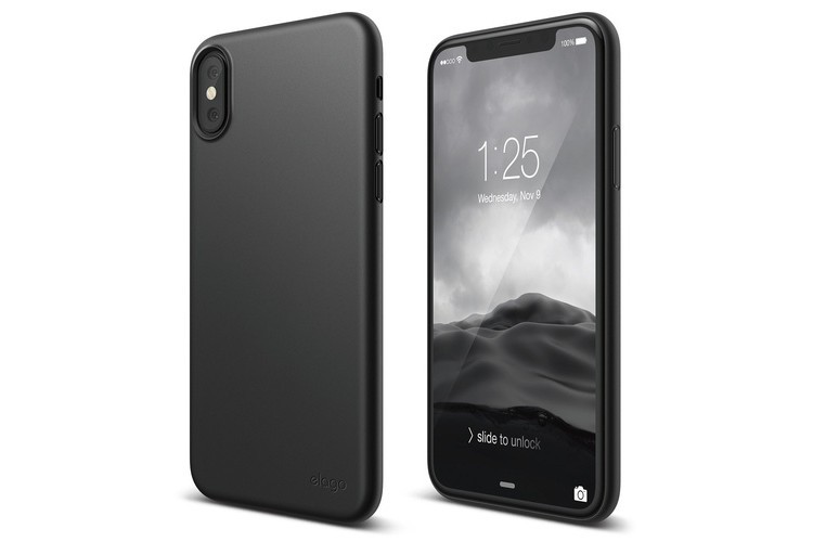 Чехол накладка Elago для iPhone X Inner core Hard PC, Black (ES8IC-BK)