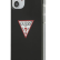Чехол-накладка для iPhone 12 mini (5.4) Guess Shiny Triangle logo Hard PC/TPU, Black (GUHCP12SPCUCTLBK)