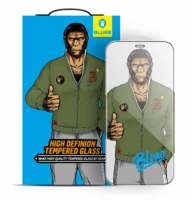 Защитное стекло с рамкой для iPhone 13 mini BlueO 2.5D Silk full cover Narrow, 0.26 мм, Black (NPB3-5.4(21)) 