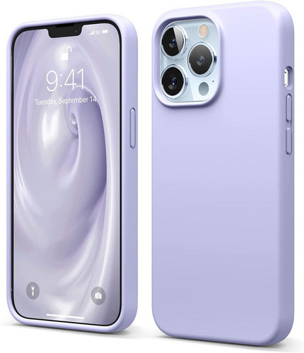Чехол-накладка для iPhone 13 Pro Max Elago Soft silicone (Liquid) Purple (ES13SC67-PU)