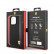 Чехол для iPhone 14 Pro Ferrari PU Smooth/Carbon Vertical with metal logo Hard Black (FEHCP14LAXBK)