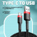 Кабель Baseus USB - Type C, 3A, 1 метр Cafule Series (Black-Red)