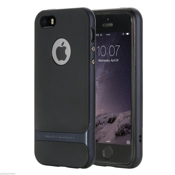 Противоударный чехол накладка для iPhone 5/5S/SE Rock Royce, Navy Blue