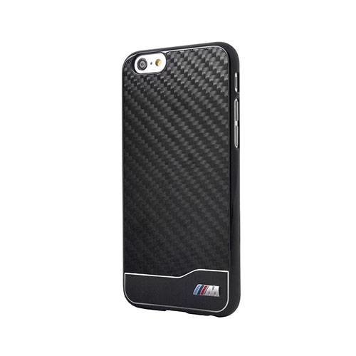 Карбоновый чехол накладка BMW для iPhone 6 / 6S M-Collection Hard Carbon & Aluminium, Black (BMHCP6MDCB)