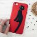 3D чехол с кошкой для iPhone 6S / 6 с хвостом подставкой Cat Tail (Black)