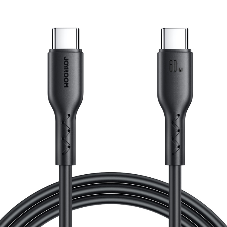 USB-C кабель Type-C 2 метра JOYROOM SA26-CC3 60W в нейлоновой оплетке (Black)