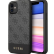 Чехол-накладка для iPhone 11 Guess 4G PU Stripe Metal logo Hard, Grey (GUHCN61G4GLGR)