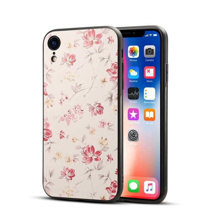 Чехол с цветами для iPhone XR Begonia Flower TPU + PC