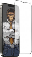 Защитное антистатик стекло для iPhone 13 mini BlueO 2.5D USA Corning Gorilla Full Glue Anti-Static , 0.33 мм, Black (PBK1-5.4(21))