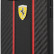 Карбоновый чехол Ferrari для iPhone 13 Pro PU Carbon/Smooth with metal logo Hard Black (FESNMHCP13LBK)