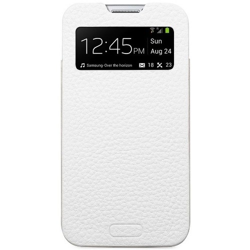 Кожаный чехол карман с окошком Spigen SGP Crumena View для смартфонов 3.5" - 4.5" (SGP10273 White)