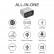Bluetooth колонка BT510 с беспроводной зарядкой 15W, FM радио и часами / будильником