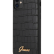 Чехол-накладка для iPhone 11 Guess Animal Croco with metal logo Hard PU, Black (GUHCN61PCUMLCRBK)
