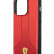 Чехол для iPhone 14 Pro Ferrari PU Smooth/Perforated 269P Hard Red (FEHCP14LPCSK)