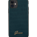 Чехол-накладка для iPhone 11 Guess Animal Croco with metal logo Hard PU, Blue (GUHCN61PCUMLCRBL)