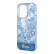 Чехол для iPhone 14 Pro Guess PC/TPU Toile de Jouy w Electroplated camera Hard Blue (GUHCP14LHGPLHB)