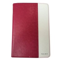 Кожаный чехол книжка для iPad mini 2 / 3 Nuoku Smart case (розовый)