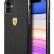 Чехол-накладка для iPhone 11 Ferrari On-Track PU Leather Urban Hard Black (FESSCHCN61BK)