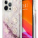 Чехол для iPhone 13 Pro Guess Liquid Glitter Peony Hard Pink (GUHCP13LLGPEPI)