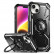 Противоударный чехол Armor для iPhone 15 Plus с держателем подставкой (Black)