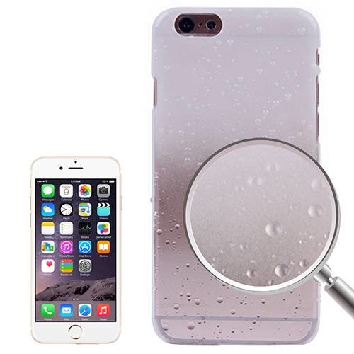 Чехол накладка с каплями Raindrops для iPhone 6/6S (прозрачно-белый)