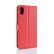 Кожаный чехол книжка для iPhone XS Max с разъемами для карточек (Red)