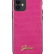 Чехол-накладка для iPhone 11 Guess Animal Croco with metal logo Hard PU, Pink (GUHCN61PCUMLCRPI)