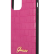 Чехол-накладка для iPhone 11 Guess Animal Croco with metal logo Hard PU, Pink (GUHCN61PCUMLCRPI)