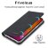 Кожаный чехол-книжка для iPhone 12 Pro Max LC.IMEEKE LC-002 с подставкой и отделениями под карточки (Black)