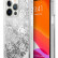 Чехол для iPhone 13 Pro Guess Liquid Glitter Peony Hard Silver (GUHCP13LLGPESI)