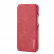 Кожаный чехол-книжка для iPhone 14 LC.IMEEKE с магнитным флипом подставкой и разъемом для карт (Red)