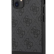 Чехол-накладка для iPhone 12 mini (5.4) Guess PU 4G Stripe Metal logo Hard, Grey (GUHCP12SG4GLGR)