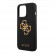 Чехол для iPhone 13 Pro Guess Liquid silicone 4G Big logo Hard Black (GUHCP13LLS4GGBK)