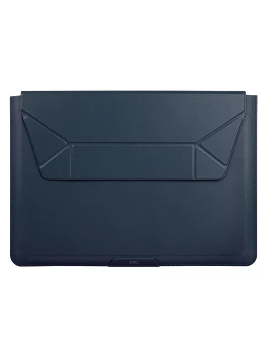 Кожаный чехол-трансформер для ноутбуков 14" Uniq Oslo Laptop Abyss Blue (OSLO(14)-BLUE)