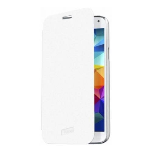 Кожаный чехол книжка iCover для Samsung Galaxy S6 Carbio White (GS6-FC-W)