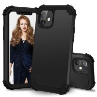 Противоударный чехол для iPhone 11 с усиленными гранями (Black)