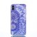 Силиконовый чехол для iPhone XS Max Синий узор