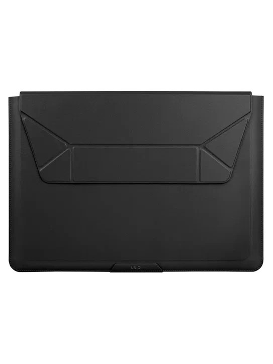 Кожаный чехол-трансформер для ноутбуков 14" Uniq Oslo Laptop Black (OSLO(14)-BLACK)