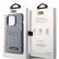 Чехол для iPhone 14 Pro Lagerfeld PU Saffiano Monogram с кардслотом Hard Silver (KLHCP14LSAKLHPPG)