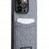 Чехол для iPhone 14 Pro Lagerfeld PU Saffiano Monogram с кардслотом Hard Silver (KLHCP14LSAKLHPPG)