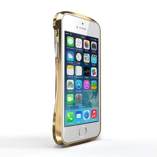 Алюминиевый бампер для iPhone 5/5S DRACO 5 Limited Luxury Gold (Золотистый) DR51A2-GDP