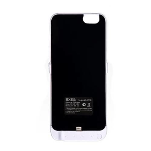Чехол-аккумулятор EXEQ для iPhone 6, 3300 мАч, белый (iC08)
