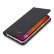 Кожаный чехол-книжка для iPhone 12 / 12 Pro LC.IMEEKE LC-002 с подставкой и отделениями под карточки (Black)