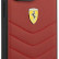 Кожаный чехол Ferrari для iPhone 13 Pro Max Genuine leather Quilted with metal logo Hard Red (FEHCP13XRQUR)