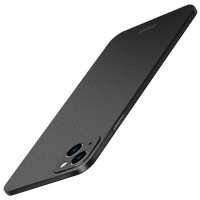 Тонкий матовый чехол MOFI для iPhone 15 Pro Max Ultra-thin (Black)