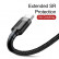 Кабель Baseus USB - Type C, 3A, 1 метр Cafule Series (Black-Grey)