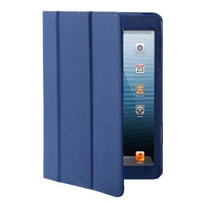 Чехол для iPad mini / mini 2 со smart cover флипом и защитой задней панели (синий)