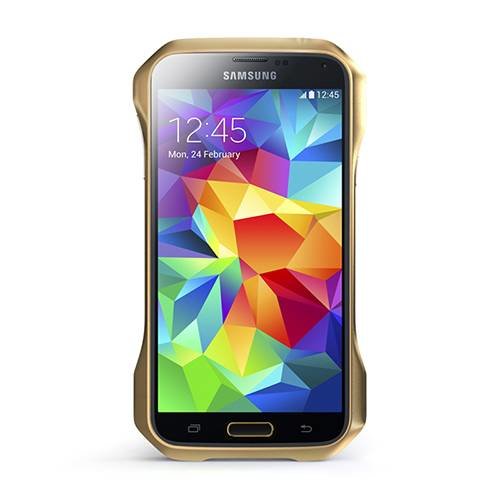 Алюминиевый бампер для Samsung Galaxy S5 DRACO Supernova gold (DRS51A1-GD)