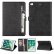 Кожаный чехол для iPad mini с подставкой и разъемами для карточек (Black)