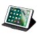 Кожаный чехол для iPad mini с подставкой и разъемами для карточек (Black)
